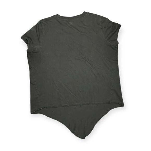 MADEWELL Women’s Black Short Sleeve Knot Hem Tee Shirt Size Medium Style #H9549 - Picture 3 of 7